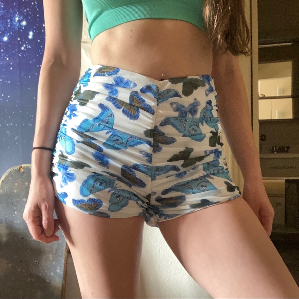 Sold—Butterfly Ruched Shorts